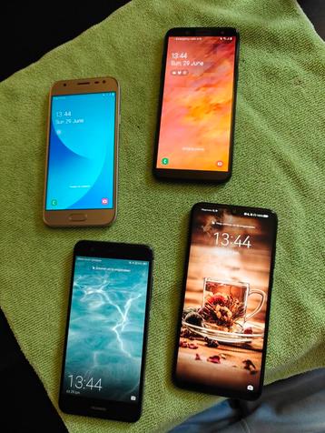Samsung en Xiaomi gsm's, alles samen 150€ beschikbaar voor biedingen