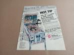 Flyer: Williams Hot Tip (1976) Flipperkast, Verzenden, Flipperkast, Williams