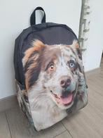Kinder rugzak / schooltas - Australische Herder hond, Rugtas, Zwart, Ophalen of Verzenden, 30 tot 40 cm