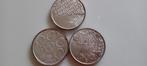 3 Belgische munten, Postzegels en Munten, Ophalen of Verzenden, België