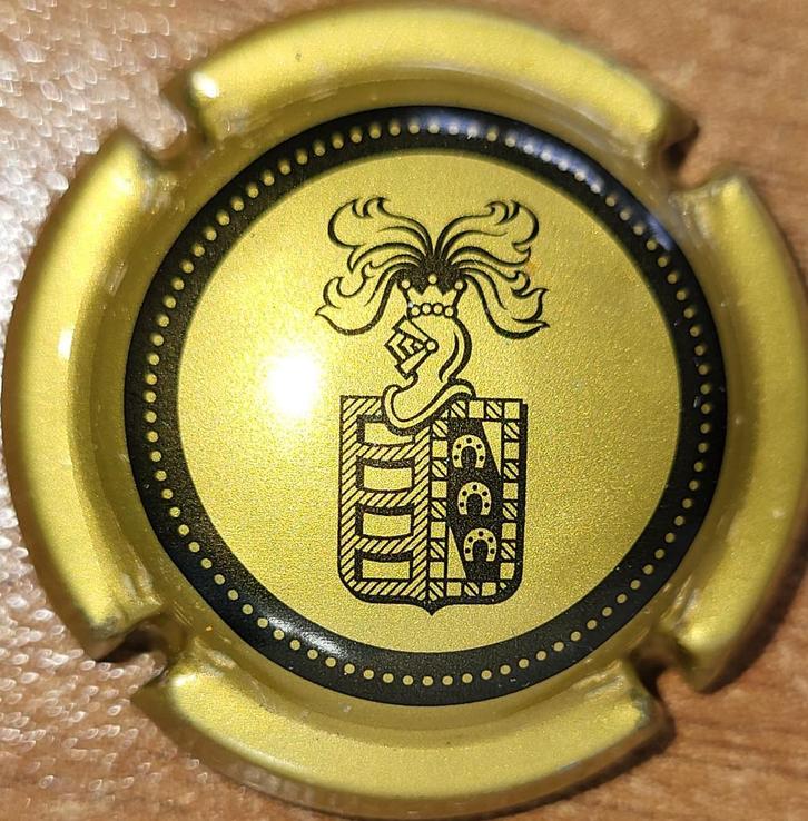 Capsule Cava d'Espagne FREIXENET or foncé & noir nr.11a, Verzamelen, Wijnen, Nieuw, Overige typen, Spanje, Ophalen of Verzenden