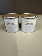 Brembo kleuren - metallic silver - remklauw verf - 2x 250ml, Ophalen of Verzenden, Zo goed als nieuw
