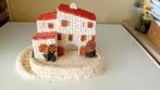Keramieken huisje voorgevel 22 cm breed 15 hoog., Ophalen of Verzenden