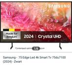 Samsung 75 pouce DU7100 jamais utilisé neuf, Audio, Tv en Foto, Televisies, Ophalen