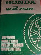 Workshopmanual Honda VFR750 F RC24, Enlèvement ou Envoi, Honda