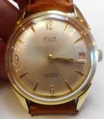 86) Avia automatique vintage, calibre Felsa 4007 17 rubis in, Ophalen of Verzenden, Gebruikt