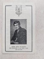 oud bidprentje parachutist 1930-1951, Verzamelen, Bidprentjes en Rouwkaarten, Verzenden, Bidprentje