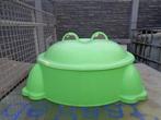 Groene kikker zandbak 90 x 76 x 43 cm, Ophalen, Gebruikt