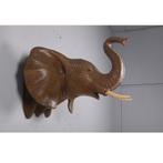 Décoration murale tête d'éléphant 100 cm - éléphant, Enlèvement ou Envoi, Neuf