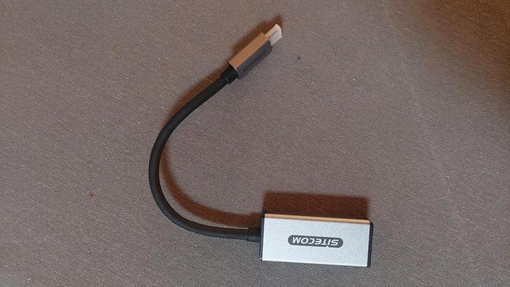 Sitecom USB-C to displayport 1.4 adapter 4k60hz PC VR, Computers en Software, Pc- en Netwerkkabels, Nieuw, Ophalen of Verzenden