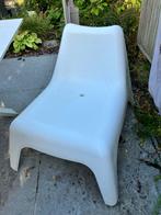 2 witte IKEA tuin loungezetels, Tuin en Terras, Ophalen, Gebruikt, Plastic