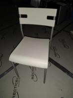 Set van 5 stoelen Ikea, Huis en Inrichting, Stoelen, Ophalen, Zo goed als nieuw, Wit, Metaal