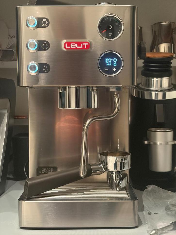 Lelit Grace PL81T espressomachine, Elektronische apparatuur, Koffiezetapparaten, Zo goed als nieuw, Gemalen koffie, Espresso apparaat