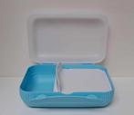 Tupperware™ « Lunchbox - Encas Eco » blauw en wit, Huis en Inrichting, Verzenden, Zo goed als nieuw, Blauw, Bus of Trommel
