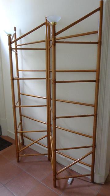 Design meubel glas / bamboemeubel glas / etagère bamboe glas beschikbaar voor biedingen