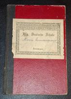 Allg. Deutsche Schule Antwerpen Zeugnisbuch 1903-1906, Enlèvement ou Envoi