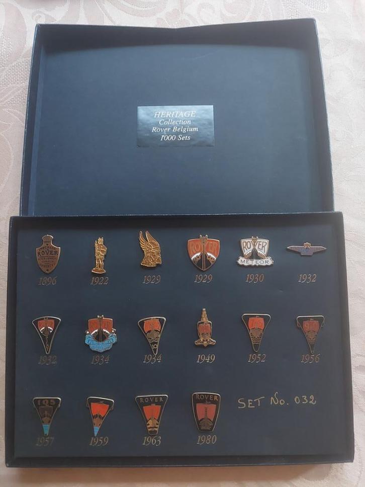 Rover – Coffret de présentation de badges en émail, Postzegels en Munten, Penningen en Medailles, Overige materialen, Ophalen of Verzenden
