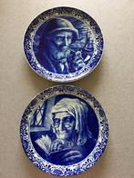 2 Delfts borden ‘Boch Frères’, Antiek en Kunst, Ophalen