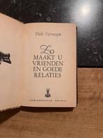 Zo maakt u vrienden en goede relaties - Dale Carnegie, Enlèvement ou Envoi, Utilisé, Autres sujets/thèmes, Dale Carnegie