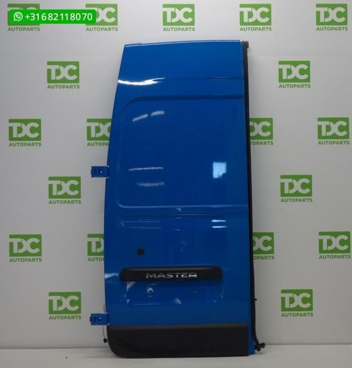 Renault Master bestel (10-18) Achterdeur links dicht blauw, Auto-onderdelen, Carrosserie, Deur, Renault, Achter, Links, Gebruikt