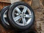 4velgen   3 winterbanden dunlop 225 55 16, Auto-onderdelen, Banden en Velgen, Ophalen, Gebruikt, Winterbanden