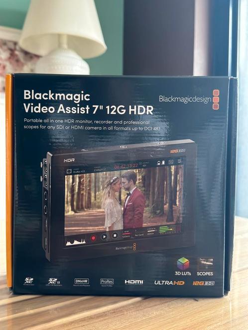 Black Magic Vidéo Assist 7' 12 G HDR, TV, Hi-fi & Vidéo, Appareils professionnels, Neuf, Vidéo