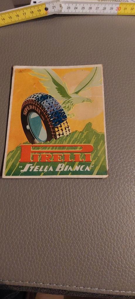 Oud vloeipapier PIRELLI " Stella   Blanca  ", Verzamelen, Merken en Reclamevoorwerpen, Gebruikt, Gebruiksvoorwerp, Ophalen of Verzenden