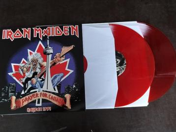 IRON MAIDEN - NO PRAYER FOR CANADA - 2 lp ROOD vinyl beschikbaar voor biedingen