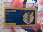 Pokemon Scyther Pokédex Kaart Stats, Hobby en Vrije tijd, Verzamelkaartspellen | Pokémon, Verzenden, Zo goed als nieuw, Losse kaart