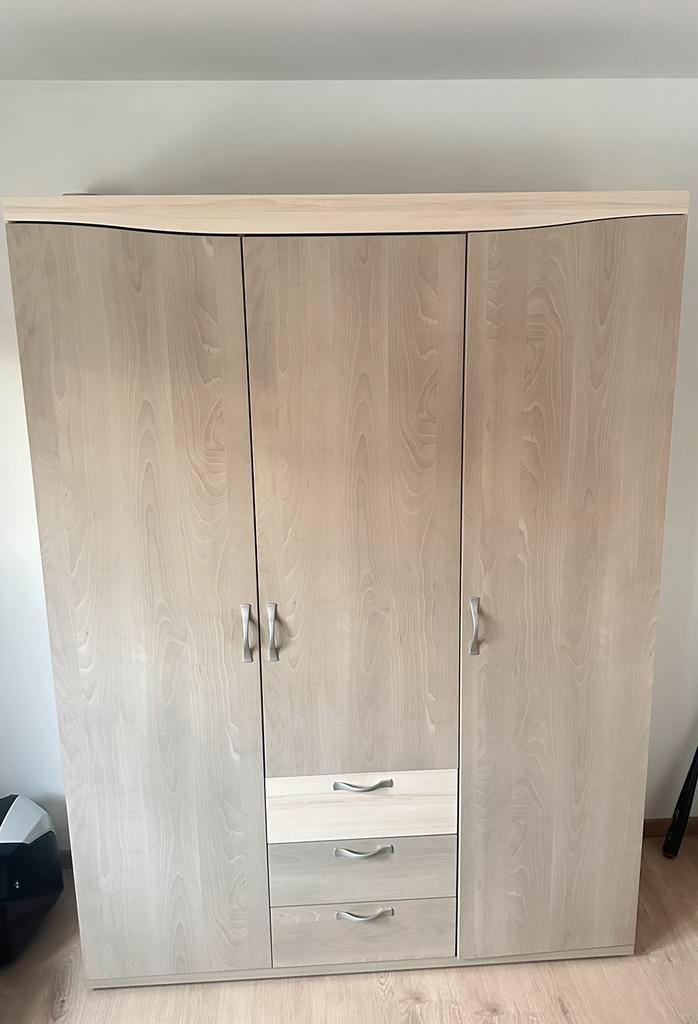 Bed - kast - bureau, Huis en Inrichting, Slaapkamer | Complete slaapkamers, Gebruikt, Eenpersoons, Ophalen