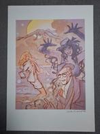 Originele lithografie van Milo MANARA, gesigneerd in potlood, Ophalen of Verzenden