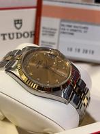 Tudor Prince date+day, Ophalen, Rolex, Zo goed als nieuw, Goud