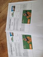 2 tickets voor bellewaerde