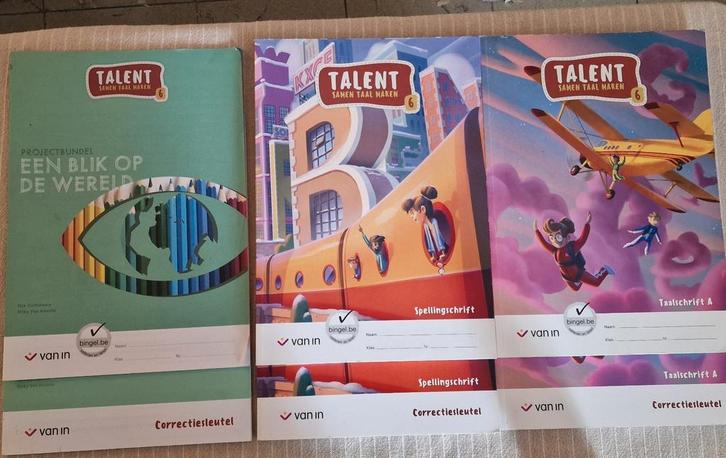 Talent 6 - taal en spelling schrift A + correctie 2019, Boeken, Schoolboeken, Zo goed als nieuw, Nederlands, Ophalen of Verzenden