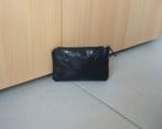 Zwarte glanzende relief toilettas makeuptas make-up tas, Ophalen of Verzenden