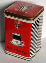 Ancienne boîte de café Rombouts en métal, Ophalen of Verzenden, Gebruikt, Koffie, Overige merken