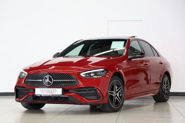 Mercedes-Benz C 300 e AMG Premium Plus Night PANO Distronic, Auto's, Mercedes-Benz, Bedrijf, Te koop, C-Klasse, 360° camera, ABS