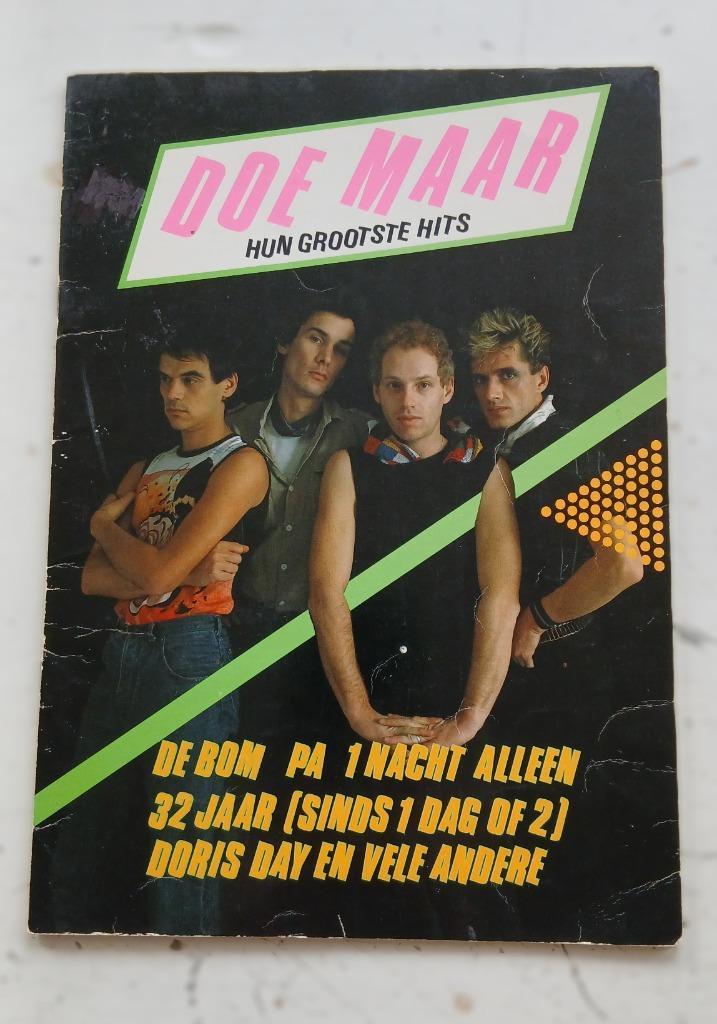 Doe Maar Hun grootste Hits muziekboek  Noten & zang, Muziek en Instrumenten, Bladmuziek, Gebruikt, Artiest of Componist, Overige genres
