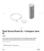 Packs Sonos Roam+Sonos Roam Sl + 2 socles chargeur Sansfil, Comme neuf