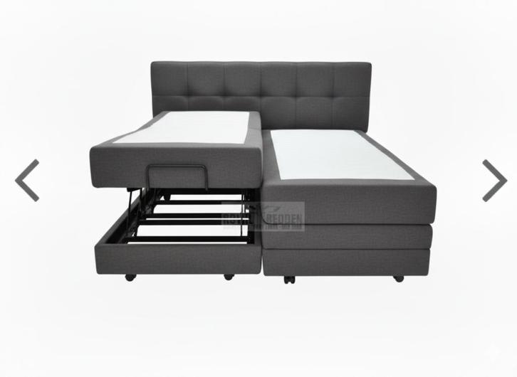 Ergonomische Hoog-Laag Boxspring op Maat | Optie met tv lift, Maison & Meubles, Chambre à coucher | Lits boxsprings, Neuf, Enlèvement ou Envoi