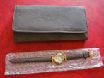Portefeuille + montre assortie. Coloris Brun clair, Envoi, Neuf, Brun, Autres marques