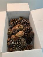 Doos met decoratie dennenappels, Ophalen, Zo goed als nieuw