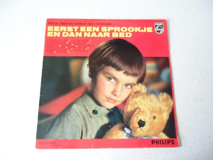 LP Paula Semer en Herman Niels een Sprookje en dan naar Bed , Cd's en Dvd's, Vinyl | Kinderen en Jeugd, Gebruikt, Verhaal of Sprookje