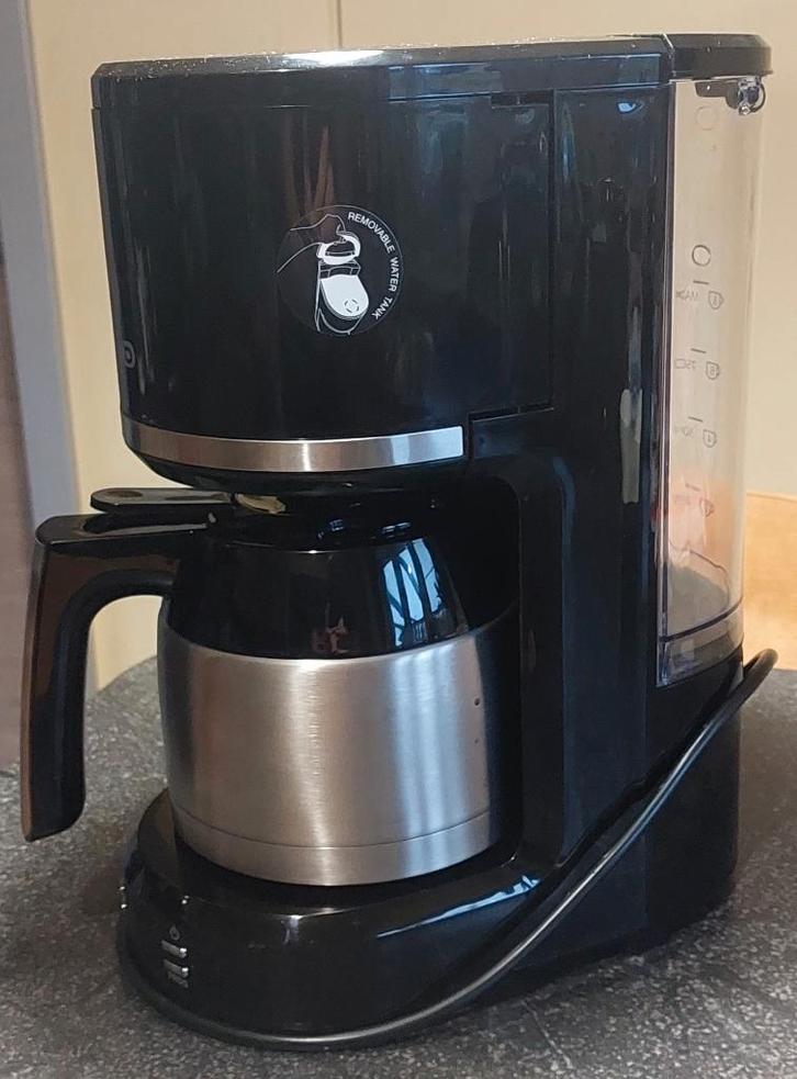 koffiezetapparaat met warmhoudkan, Electroménager, Cafetières, Comme neuf, Café moulu, Cafetière, 4 à 10 tasses, Réservoir d'eau amovible