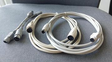 keyboard verleng kabels DIN en PS2 1,8m 3m en 10m : 13stuk beschikbaar voor biedingen