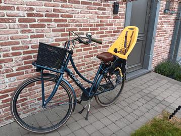 Vogue Elite damesfiets met Yepp kinderstoel beschikbaar voor biedingen