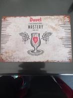 Metalen reclamebord Duvel. Afmeting 30 bij 20 cm., Duvel, Zo goed als nieuw, Verzenden