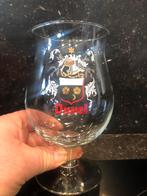 oud DUVEL glas met wapenschild, Ophalen of Verzenden, Gebruikt, Glas of Glazen, Duvel