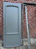 voordeur massief hout kleur kwartsgrijs, Doe-het-zelf en Bouw, Deuren en Vliegenramen, Ophalen of Verzenden, Hout