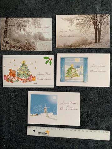 Vintage kerst/nieuwjaar (+/- 1950-1960), Frans opschrift. beschikbaar voor biedingen